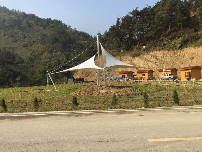 燁興-貴州羅甸景觀張拉膜結構工程